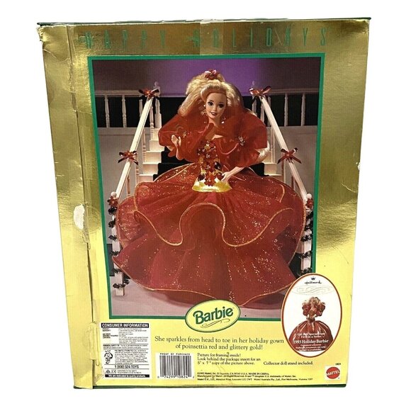 Happy Holidays Barbie 10824 - Picture 3 of 5